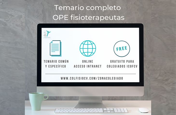 Ya está disponible en nuestra web el temario específico para la OPE de fisioterapeutas Ya está disponible en nuestra web el temario específico para la OPE de fisioterapeutas