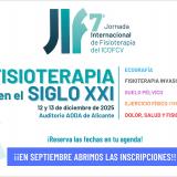 ¡Vuelve la gran cita internacional de la fisioterapia del ICOFCV! 12 y 13 de diciembre en Alicante: reserva ya las fechas en tu agenda