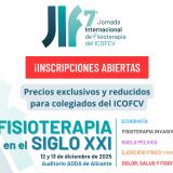 ¡Inscripciones abiertas a la VII JIF! Precio reducido para colegiados del ICOFCV ¡No te quedes sin tu plaza!