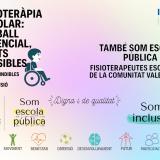 Los fisioterapeutas escolares exigen a la Generalitat el reconocimiento de la fisioterapia escolar como recurso educativo especializado