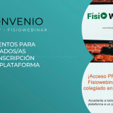 Nuevo convenio de colaboración con la plataforma de formación Fisiowebinar