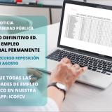 Sanidad publica el listado definitivo de la Ed. 2024 de la Lista de Empleo Temporal Permanente