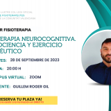 Nuevo webinar gratuito para colegiados sobre “Fisioterapia Neurocognitiva. Neurociencia y Ejercicio Terapéutico.” ¡Reserva tu plaza!