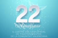 ¡Feliz 22 Aniversario del Colegio de Fisioterapeutas de la Comunidad Valenciana!
