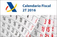 Asesoría ICOFCV: Calendario Fiscal con las declaraciones a realizar en julio, agosto y septiembre