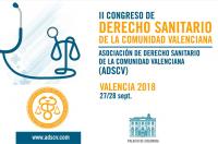 El ICOFCV participará en el II Congreso de Derecho Sanitario de la Comunidad Valenciana
