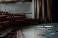 ¿Te gusta el teatro? Ahora tienes un 20% de descuento por ser colegiado
