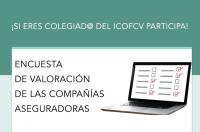 Encuesta de valoración de las compañías aseguradoras para un estudio estadístico sobre tarifas y situación actual. ¿Quieres participar? 