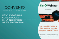 Nuevo convenio de colaboración con la plataforma de formación Fisiowebinar