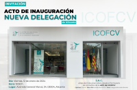 Inauguración de la nueva Sede de Alicante del ICOFCV. ¡Ven y comparte este momento!