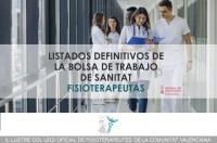 Publicados los listados definitivos de la Edición 18 de las Listas de Empleo Temporal de la Conselleria de Sanidad 