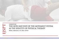 El cómo y porqué del sistema de movimiento como identidad de la Fisioterapia - Colegio Fisioterapeutas Comunidad Valenciana