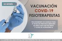 Procedimiento de Sanidad para 2ª dosis en menores 60 años que han recibido 1ª dosis de Astrazeneca