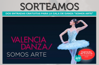 ¿Te gustaría disfrutar de la Gala de Danza “Somos Arte”? Participa en el sorteo de 2 entradas gratuitas para colegiados del ICOFCV