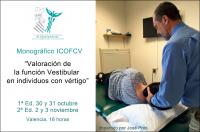 “Valoración de la función Vestibular en individuos con vértigo”, próximo monográfico del ICOFCV impartido por José Polo