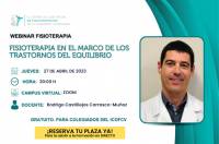 Nuevo webinar gratuito: Aprende sobre fisioterapia y trastornos del equilibrio. ¡Inscríbete ahora!