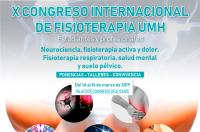 El Colegio, colaborador del X Congreso Internacional de Estudiantes de Fisioterapia de la UMH 