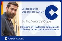 El decano del ICOFCV ha sido entrevistado por COPE Valencia para abordar cómo detectar el intrusismo y las consecuencias que puede suponer para los ciudadanos ponerse en manos de un no profesional.  
