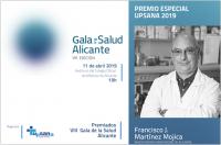 UPSANA distingue a 11 profesionales sanitarios y colectivos en la VIII Gala de la Salud 2019