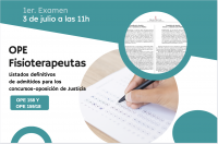 Publicados los listados definitivos de admitidos para las OPE de fisioterapeuta convocadas por Justicia