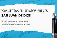 Convocado el XXV Certamen de Relatos Breves San Juan de Dios 